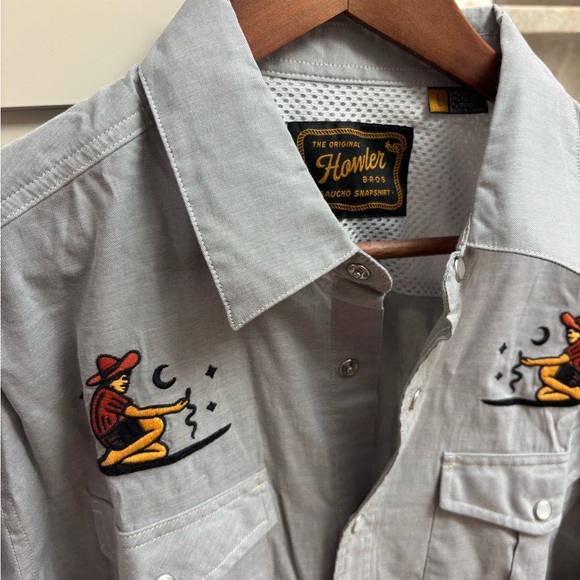 Howler Brothers Ocean Offerings Gaucho Snapshirt - Picture 4 of 6